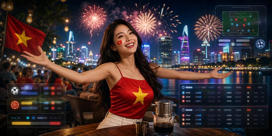 Người hâm mộ bóng đá tại TP. Hồ Chí Minh theo dõi trận đấu và đặt cược trực tuyến